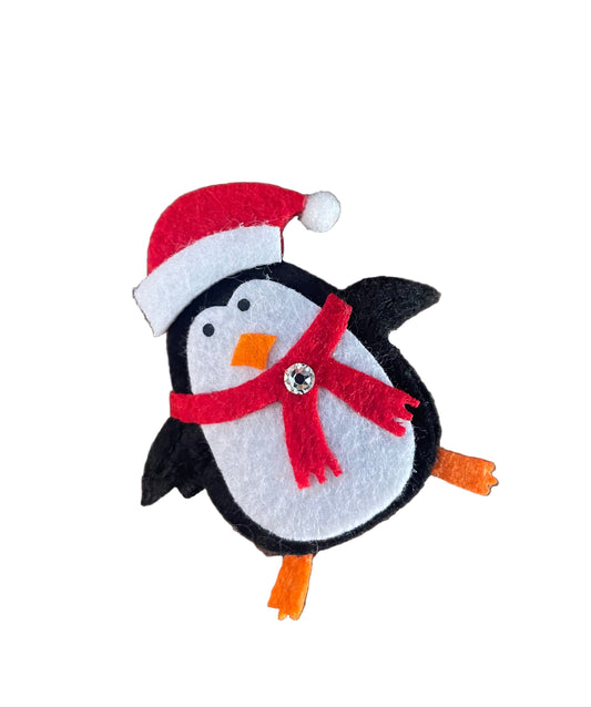 Penguin Clip, girl, toddler, Winter, holiday, girl