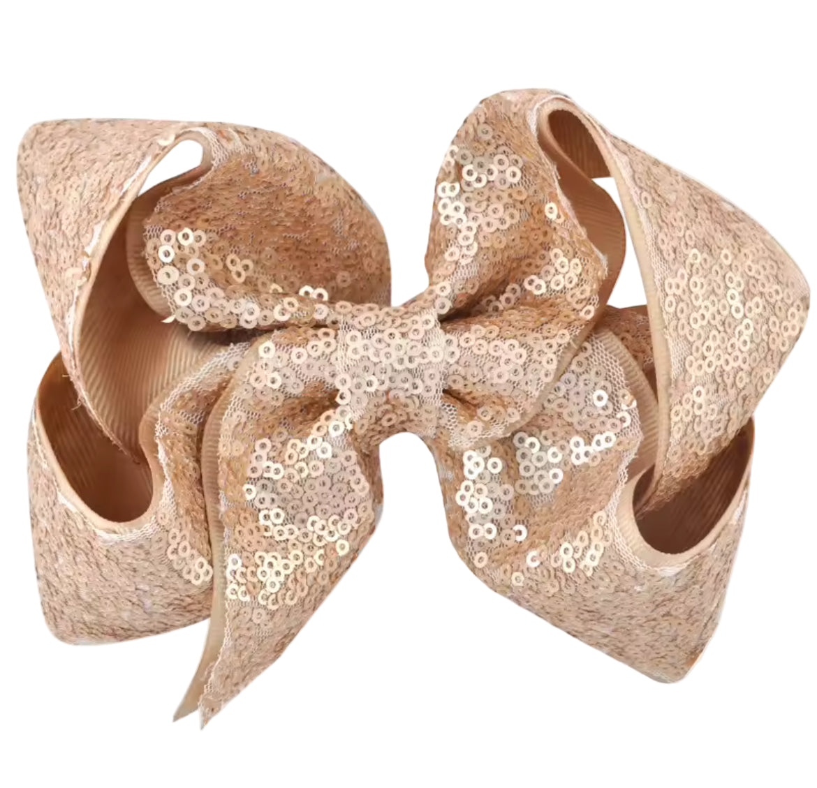 Boutique Sequin Loopy Hair Bow, girl, clip, holiday, 12 colors