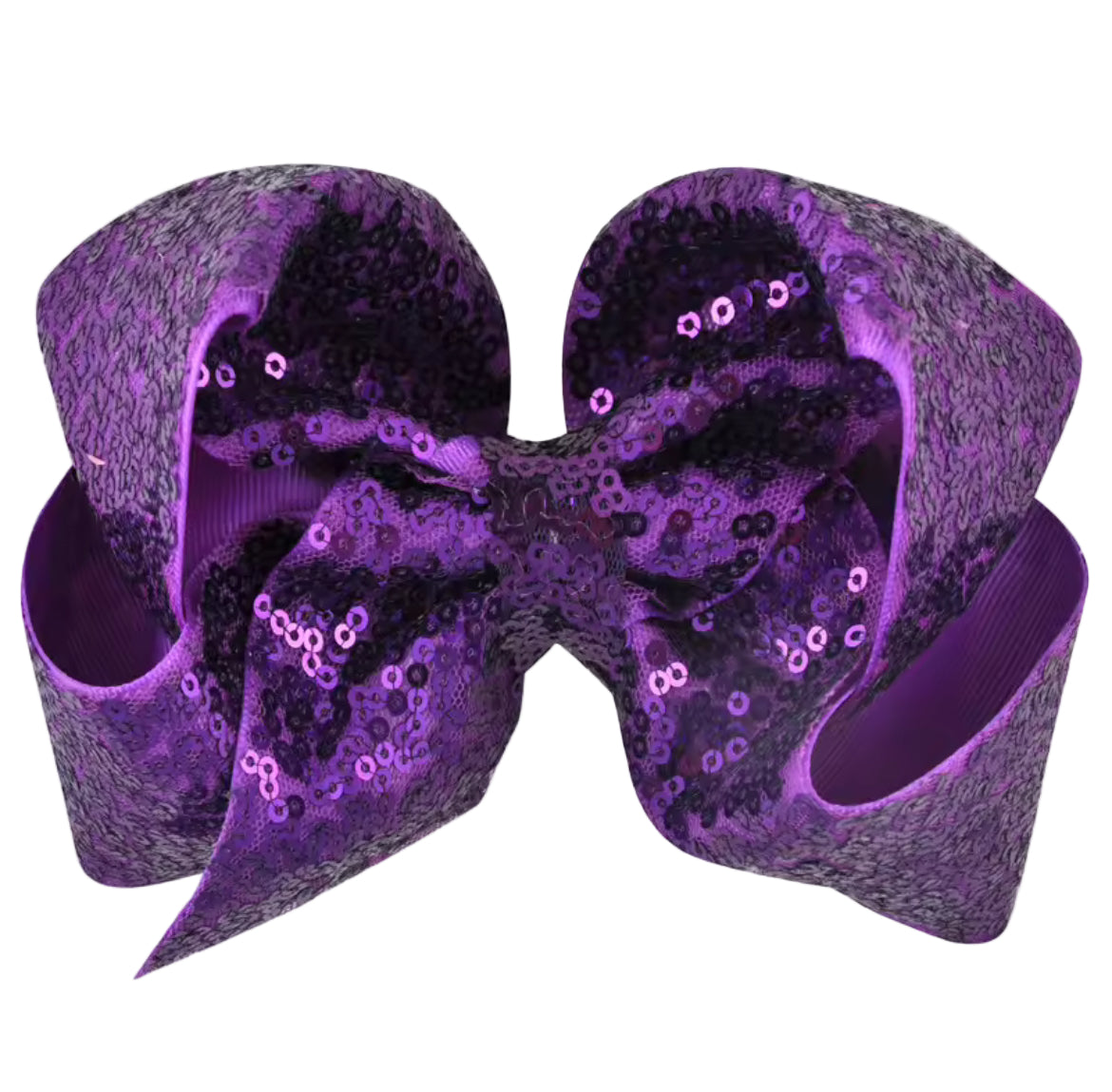 Boutique Sequin Loopy Hair Bow, girl, clip, holiday, 12 colors