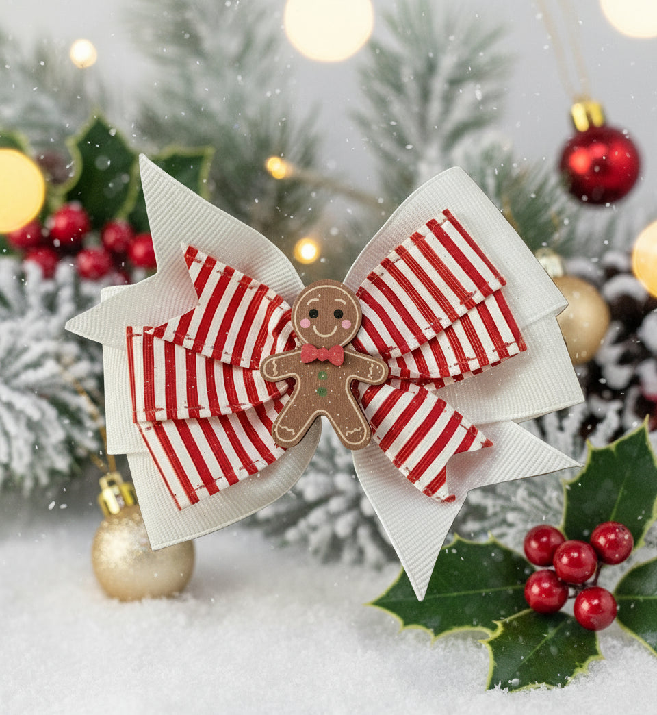 Red & White Gingerbread Boutique Ruffle Outfit, girls, toddler