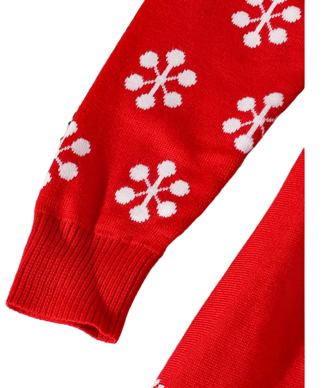 Red Snowflake Sweater Dress, girl, kids, holiday, Winter