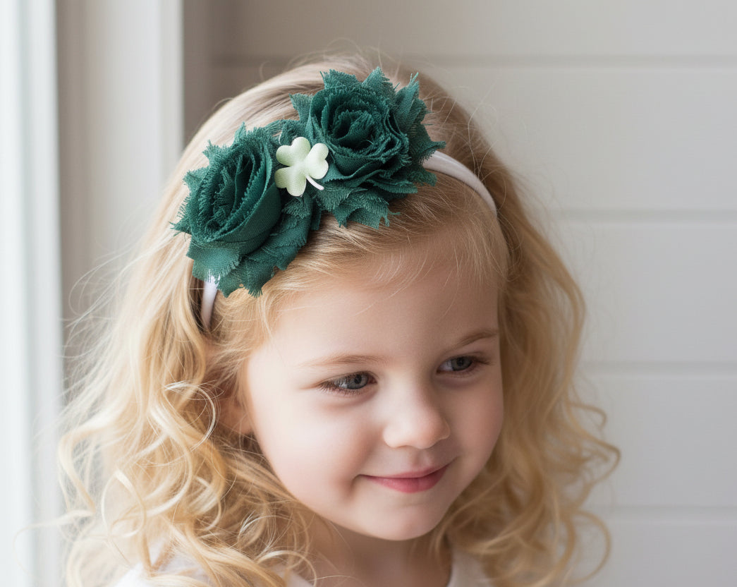 Holiday Nylon Stretch Headbands, girl, baby, child, Valentine's,St. Pat's,  Easter