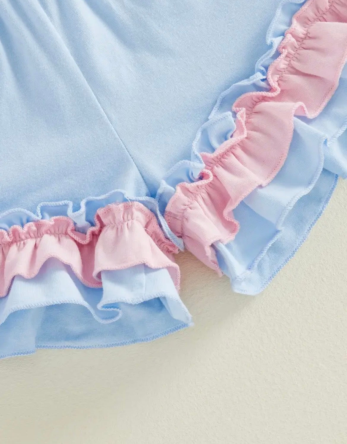 Blue & Pink Princess Carriage Short Set, girls, Spring, Summer / COMING SOON