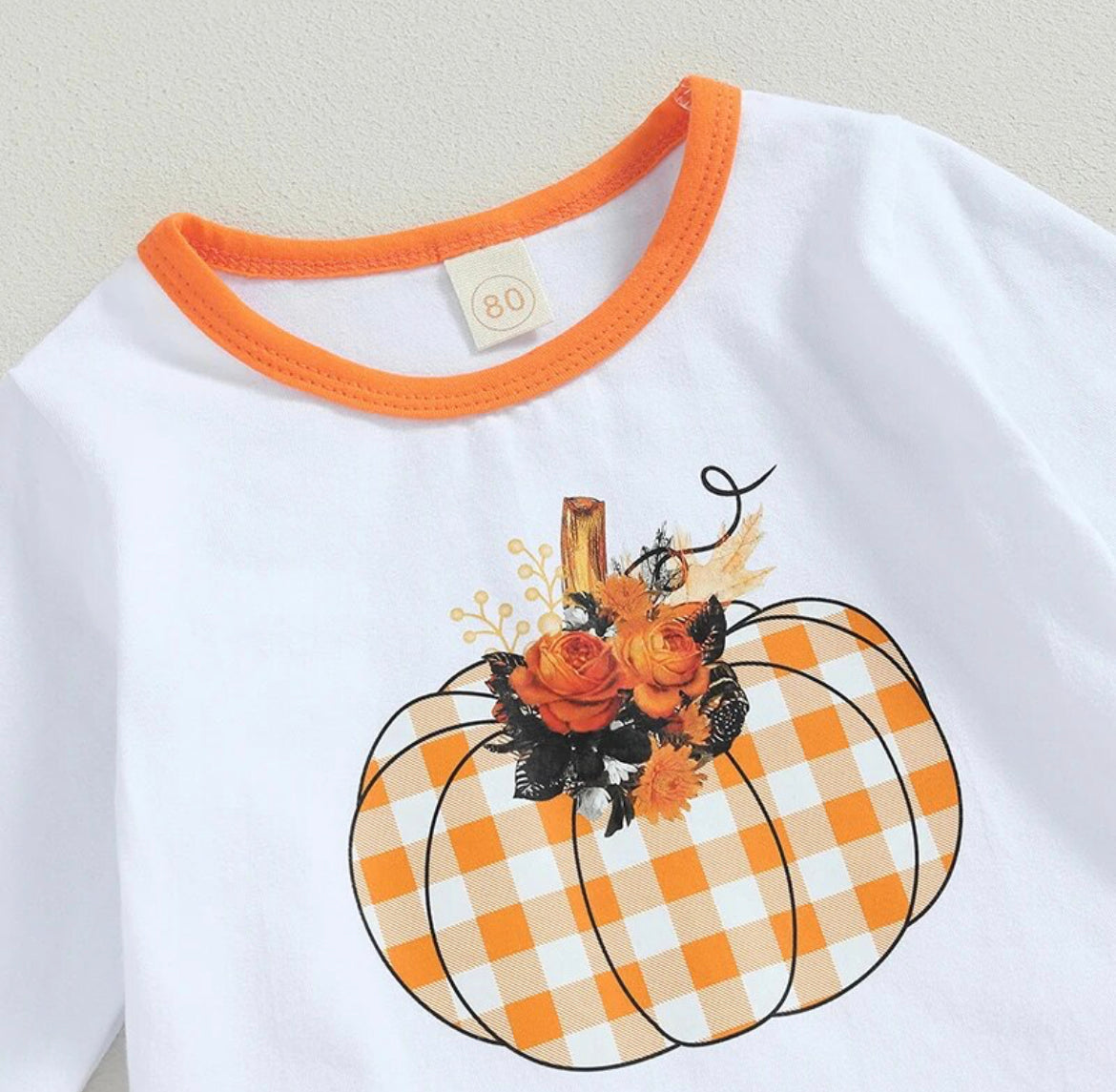 Lil' Pumpkin Girl's Ruffle Pant Set, Outfit, kids, Halloween, clothing / SALE: Reg. $17.95