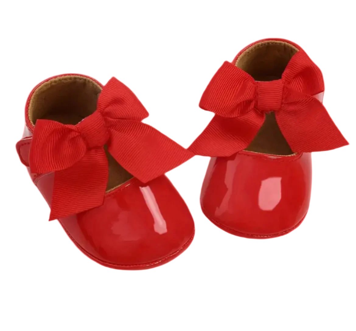 Red Bow Knot Mary Jane Walkers, baby, infant, holiday / DAY 12 of 12 Days of Deals