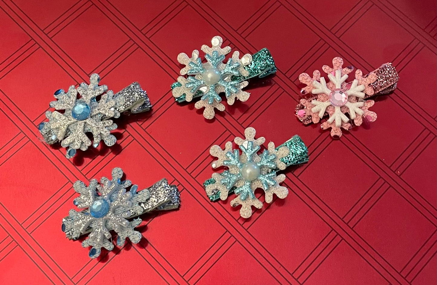 Sparkle Snowflake Clip, girl, toddler, Winter, Frozen / DAY 12 of 12 Days of Deals