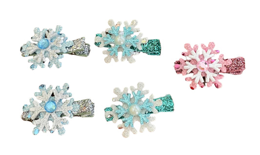 Sparkle Snowflake Clip, girl, toddler, Winter, Frozen / DAY 12 of 12 Days of Deals