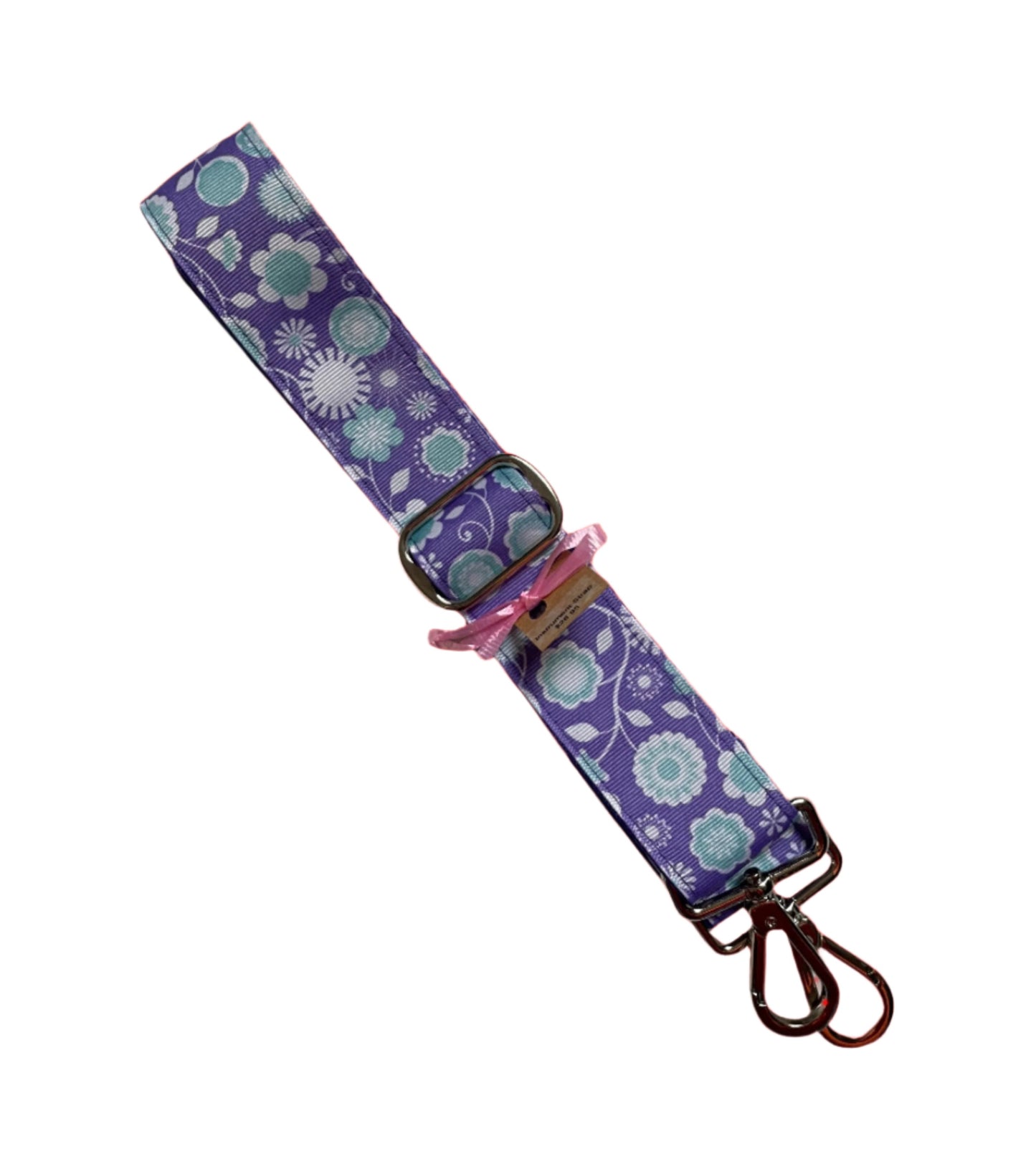 Purple Flower Purse/Instrument Strap, Crossbody, Violin, Gift