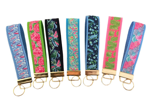 Inspired Print Key Fobs, wristlet, purse, keychain