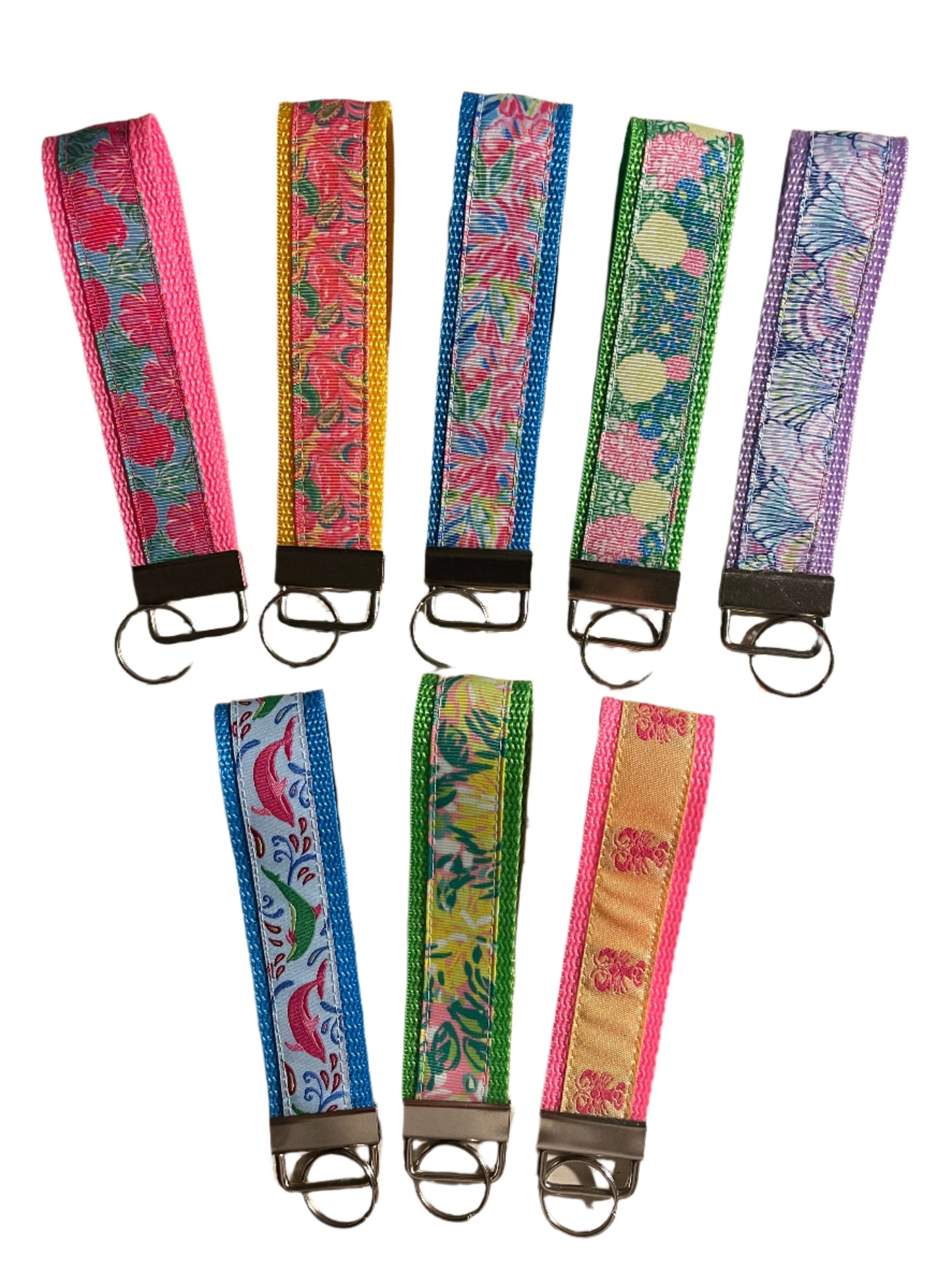 Assorted Print Key Fobs, wristlet, purse, keychain, gift