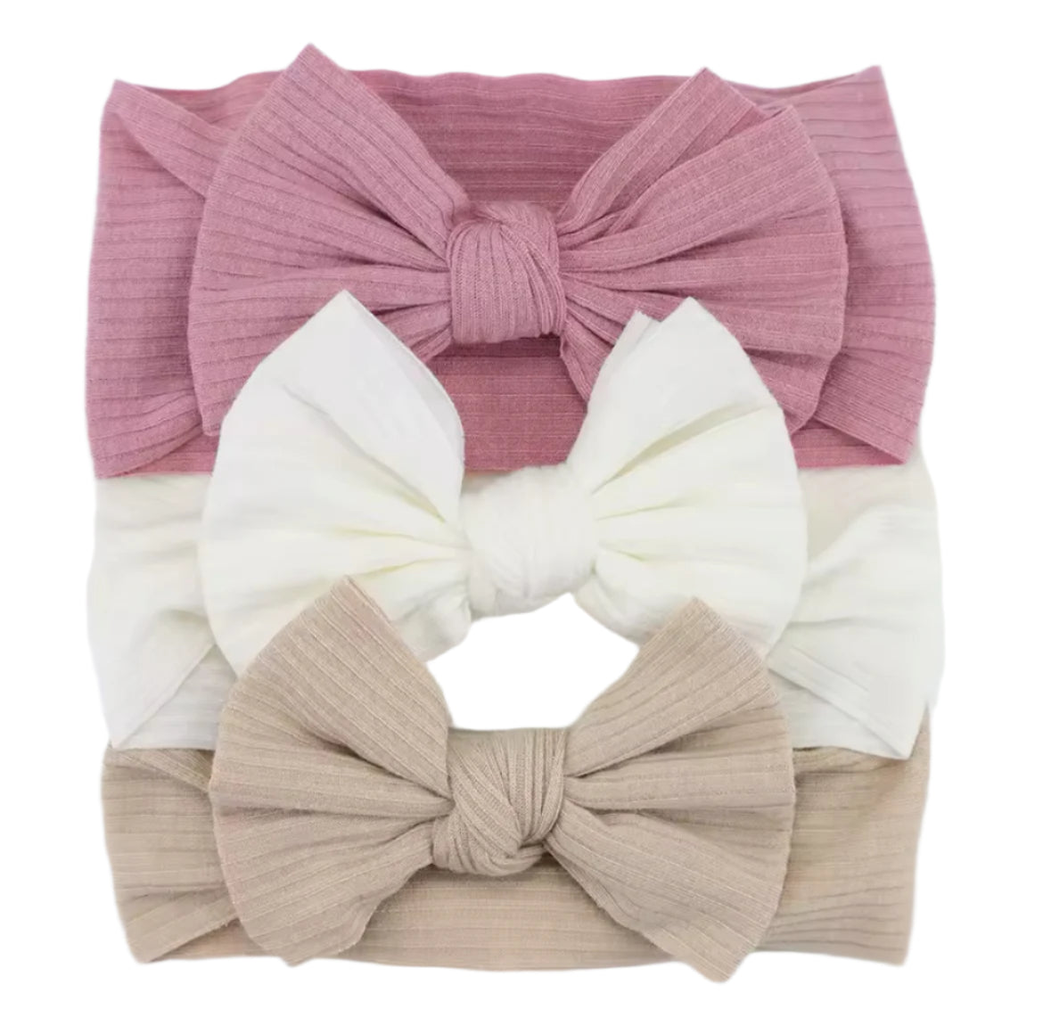 Baby Big Bow Headband, stretch, fabric, infant, newborn