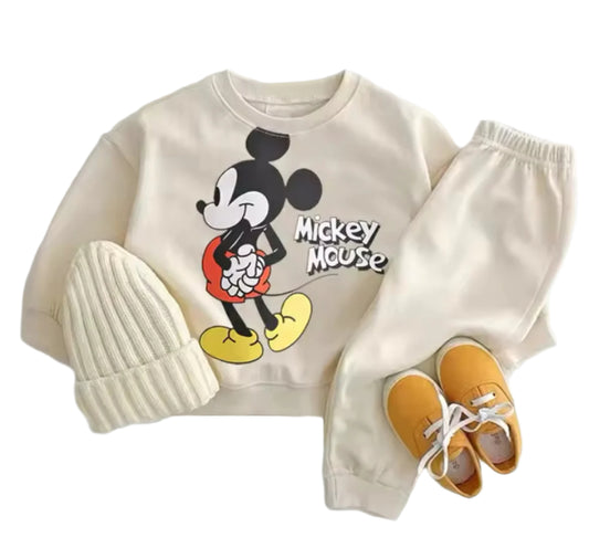 Magical Mouse Cream Sweat Suit kids, Disney, children, unisex, Mickey, outfit